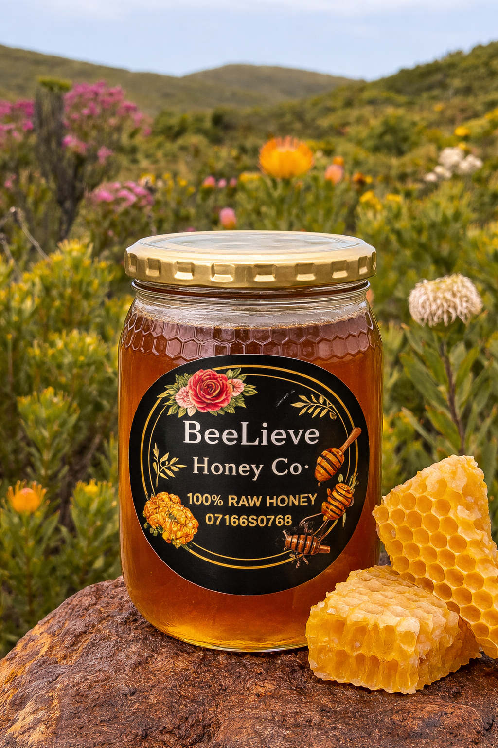 500g Raw Fynbos Honey